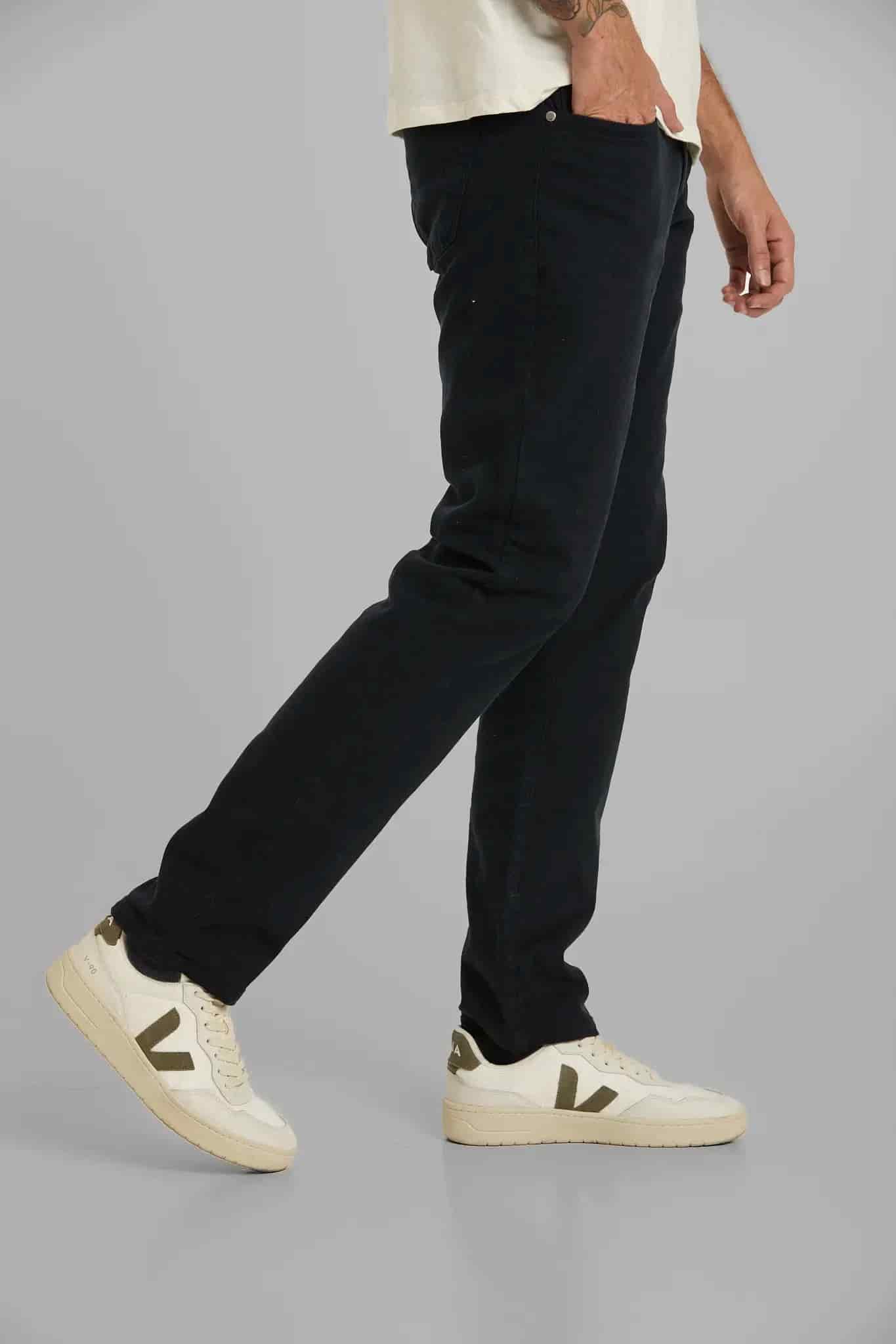 Pantalón five pocket azul oscuro - miniatura 3