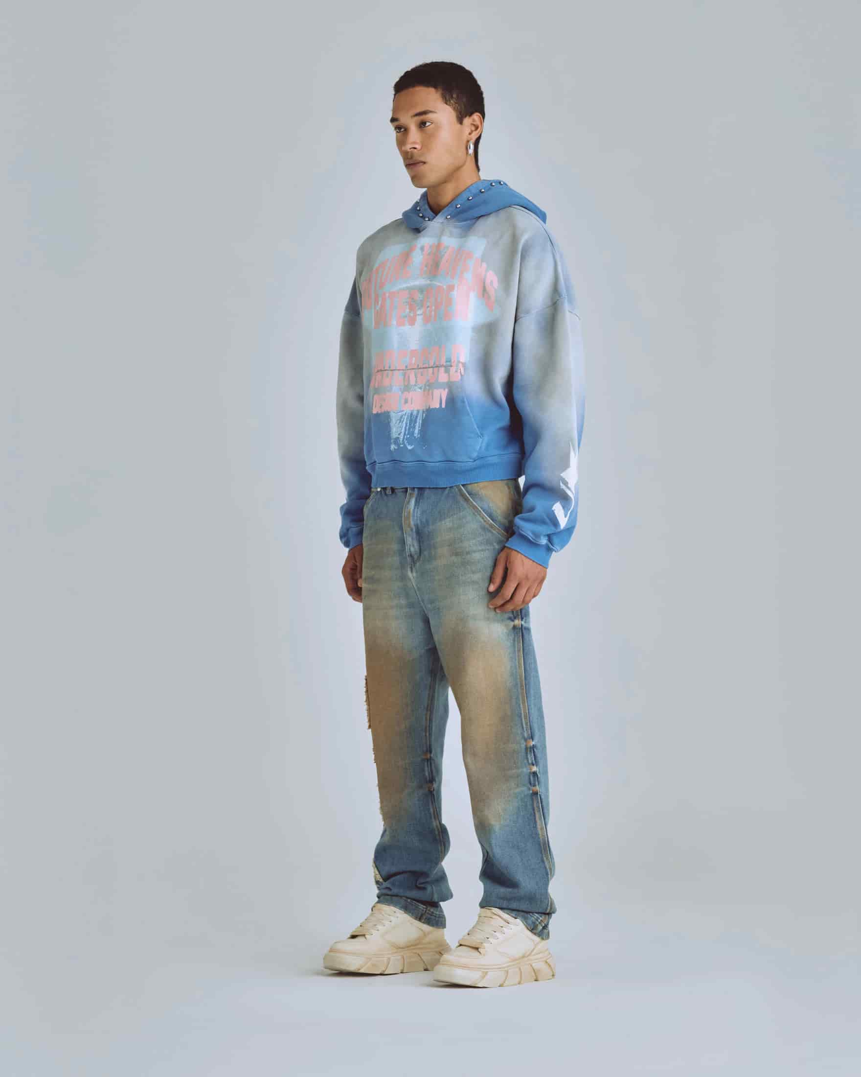 Agnus Dei Future Heavens Hoodie Storm Blue - miniatura 5
