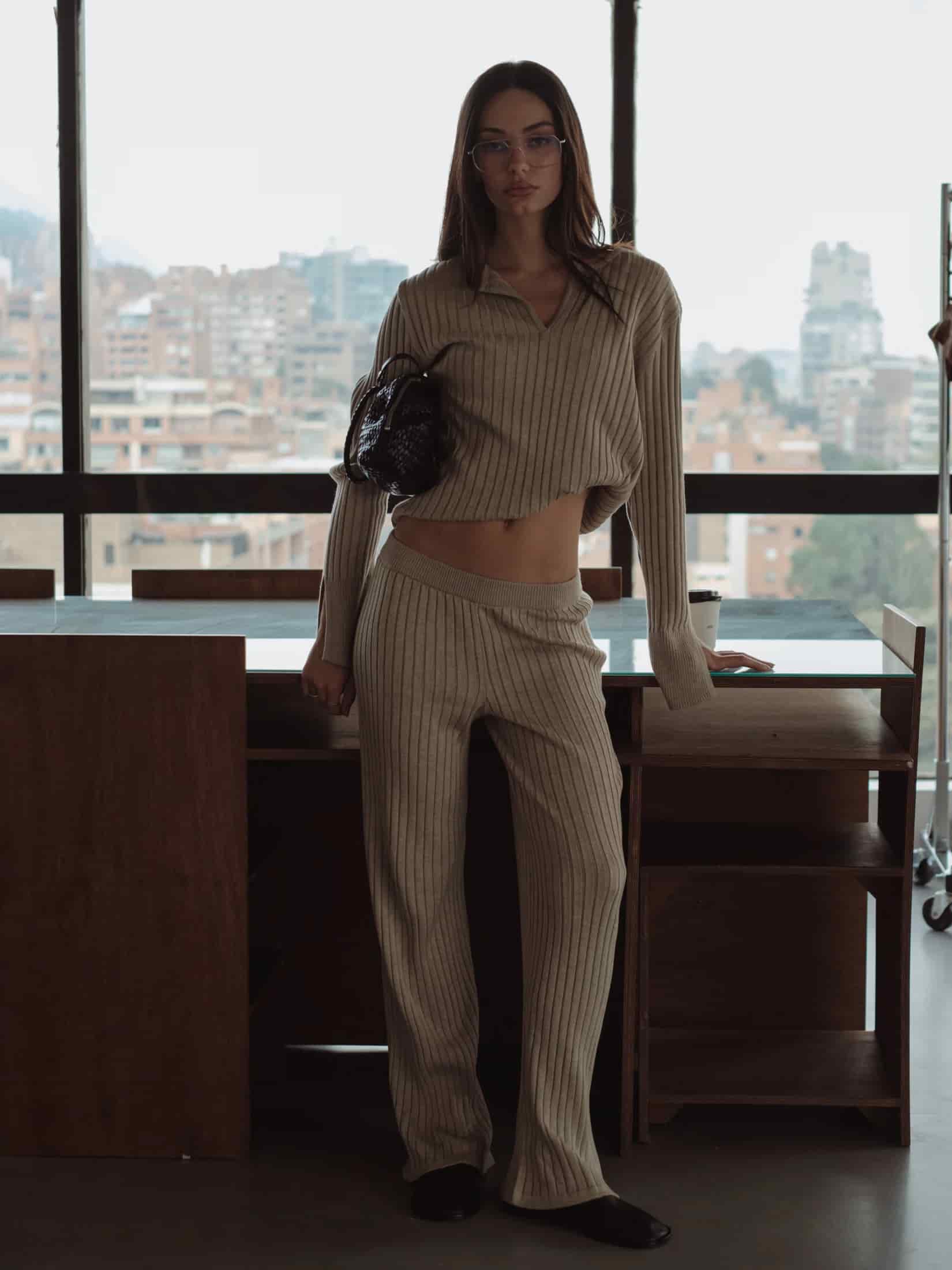 SAUNA KNIT PANTS - CHIPS - miniatura 2
