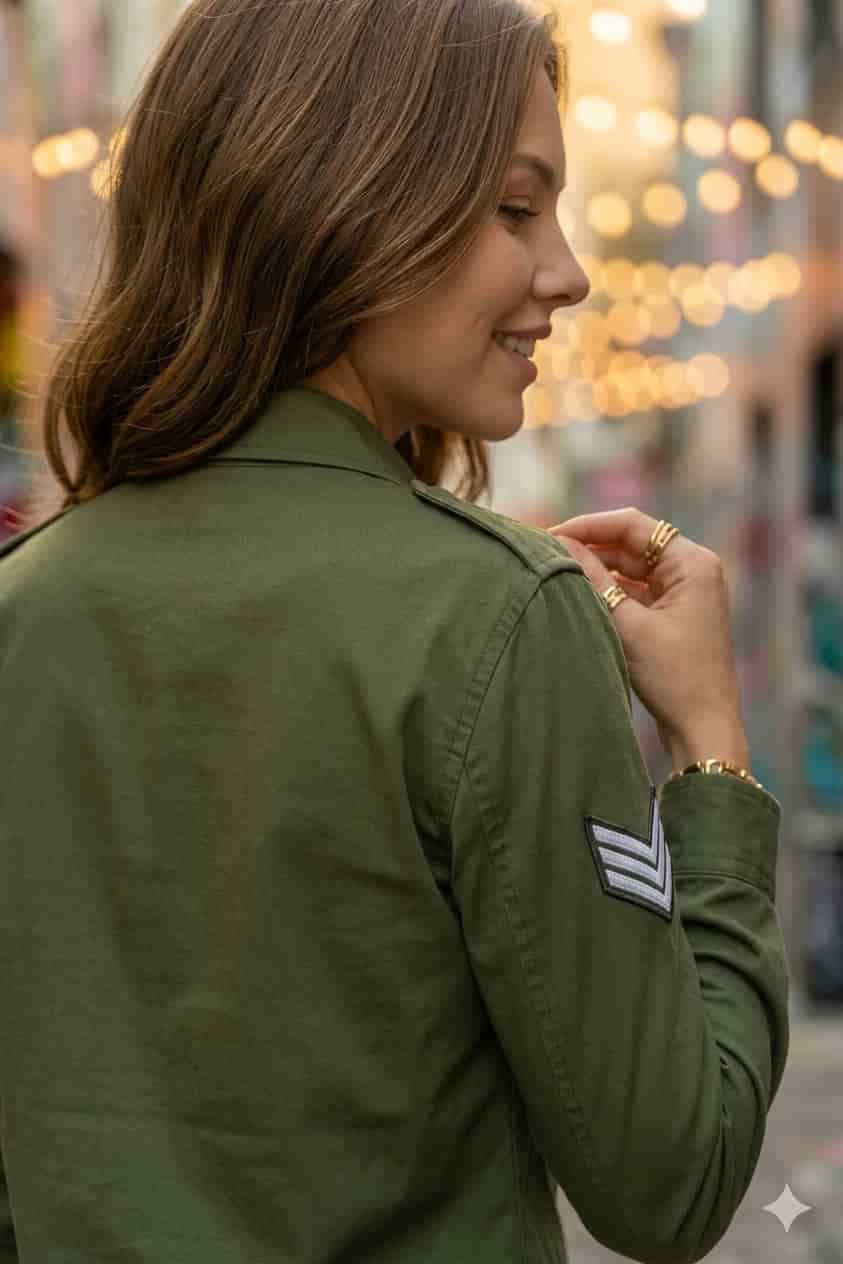 SOBRECAMISA MILITAR GIRL POWER - miniatura 3