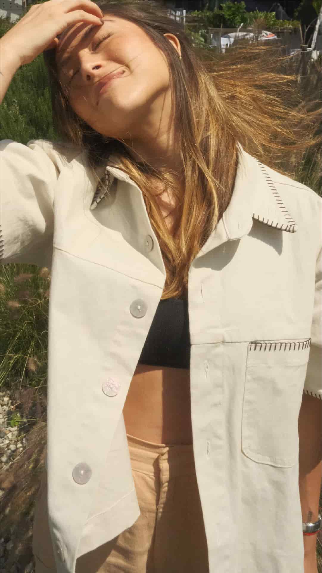 Camisa Hamada | beige - miniatura 5