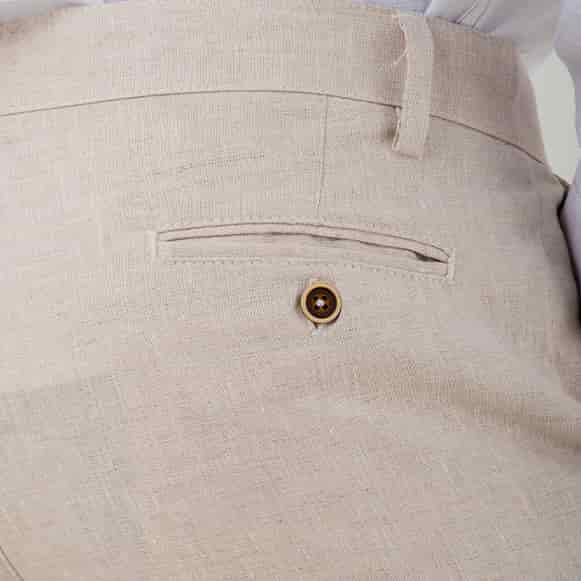 PANTALON 100% LINO HOMBRE - miniatura 4