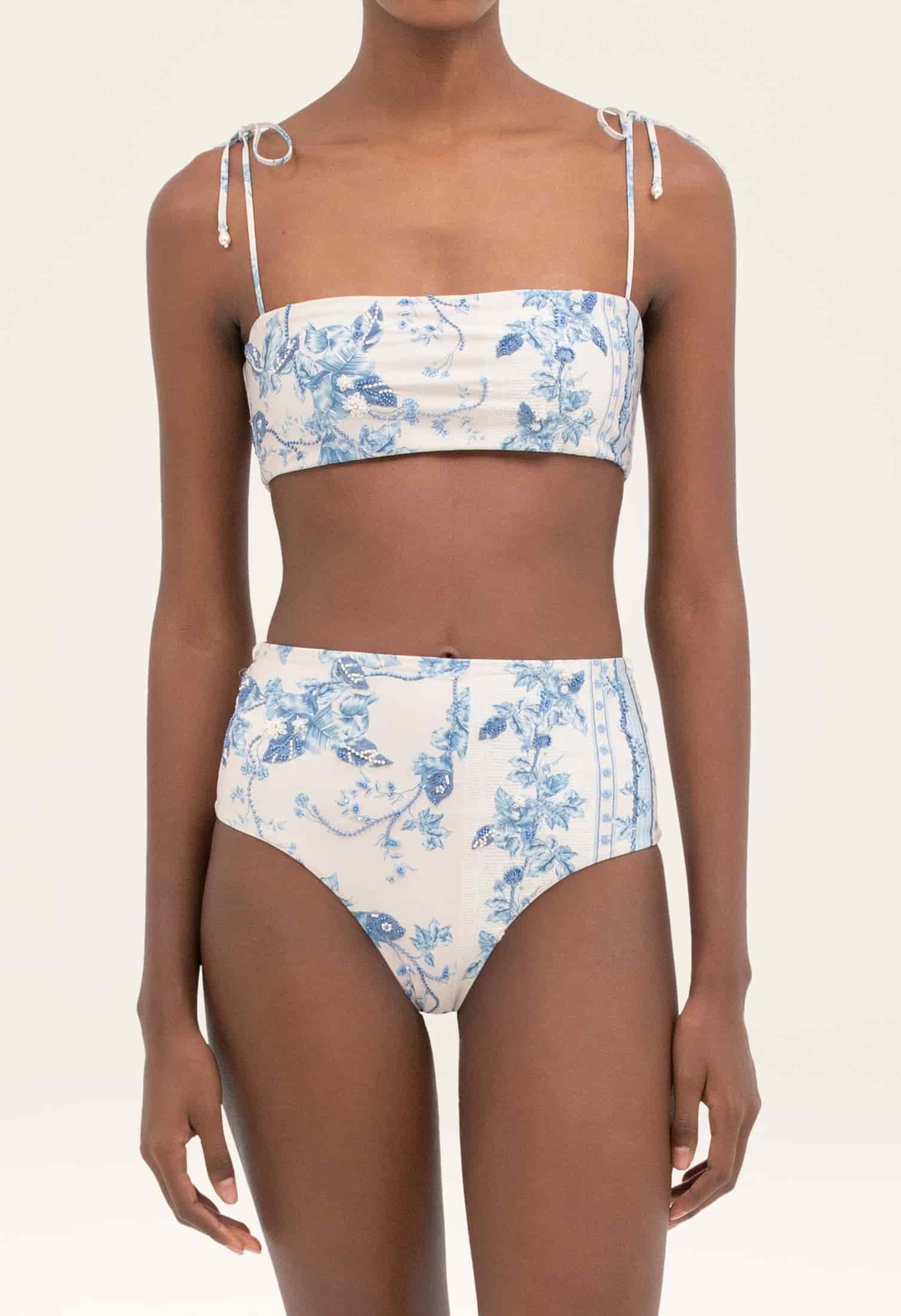 Magenta Bougainvillea Bikini Bottom - miniatura 5