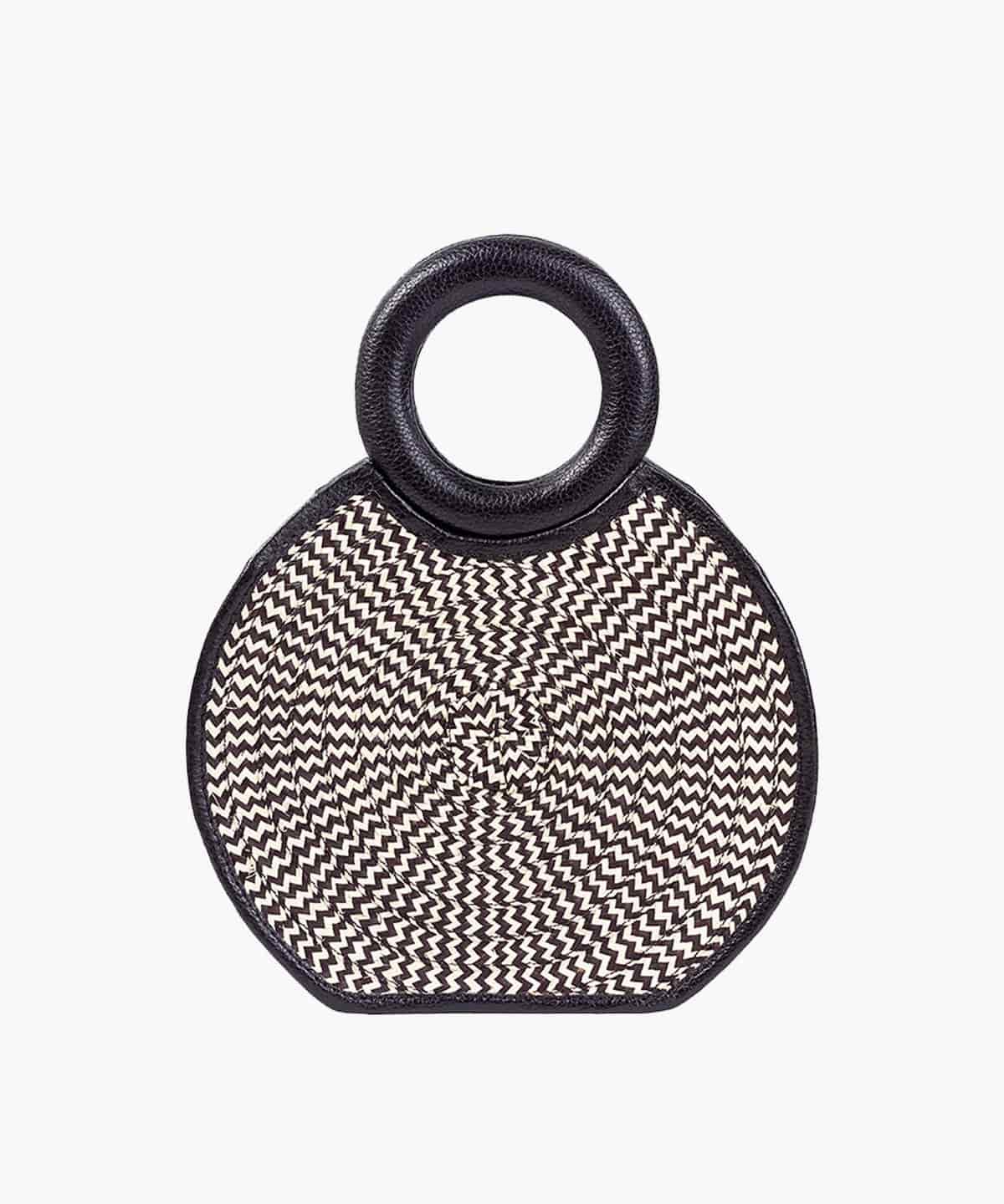Zenú in Raffia and Leather - miniatura 1