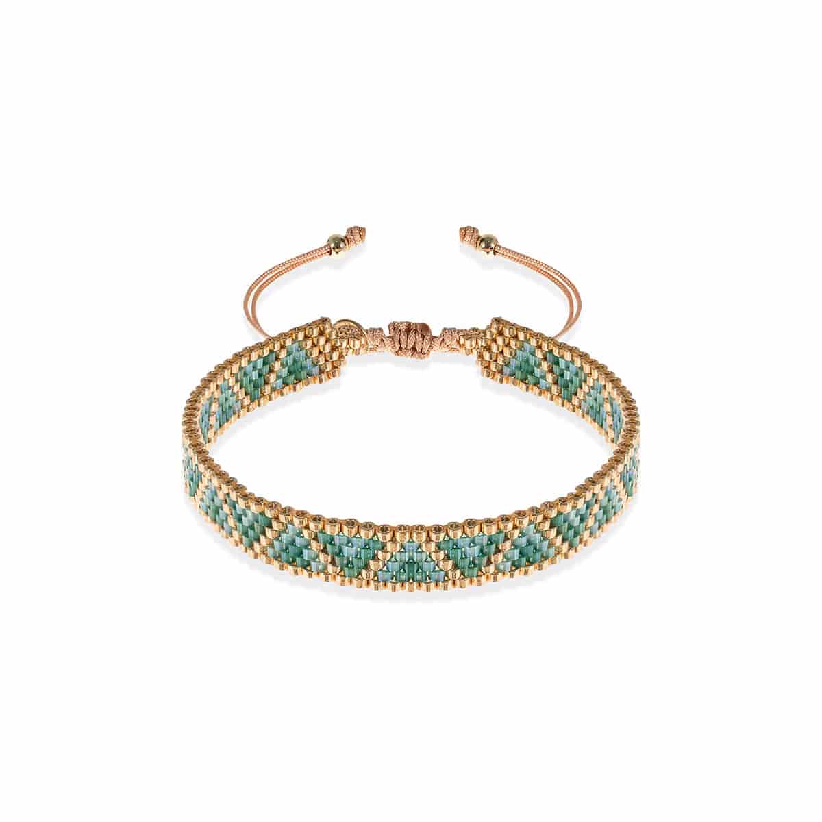 Sahara Miyuki Bracelet | Emerald - miniatura 1