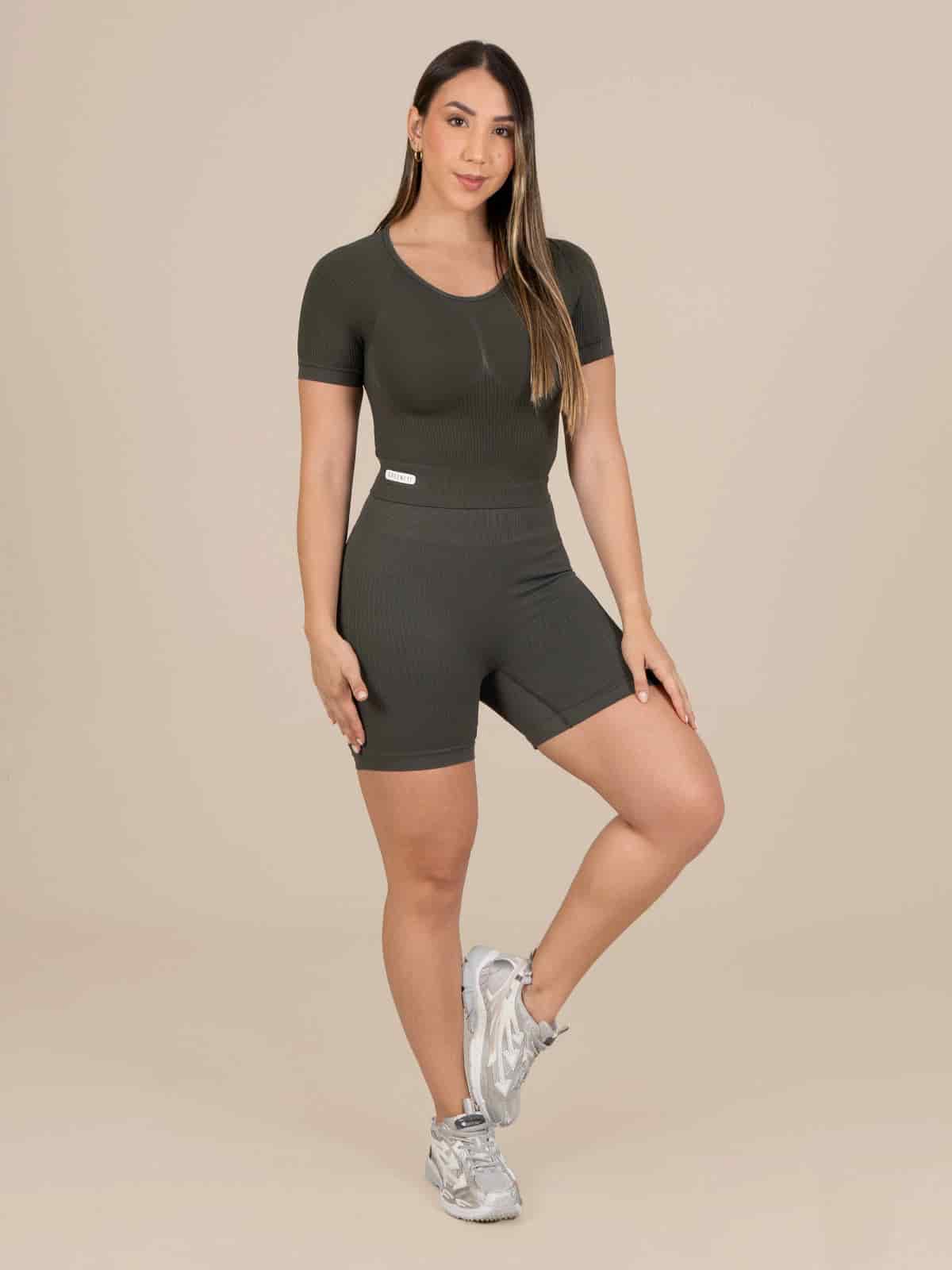 Samantha short set seamless gris - miniatura 1
