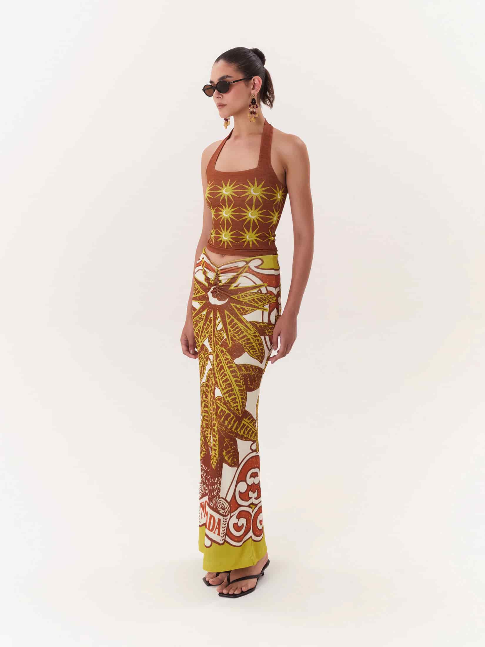 Halter Top Solar - Café - miniatura 2