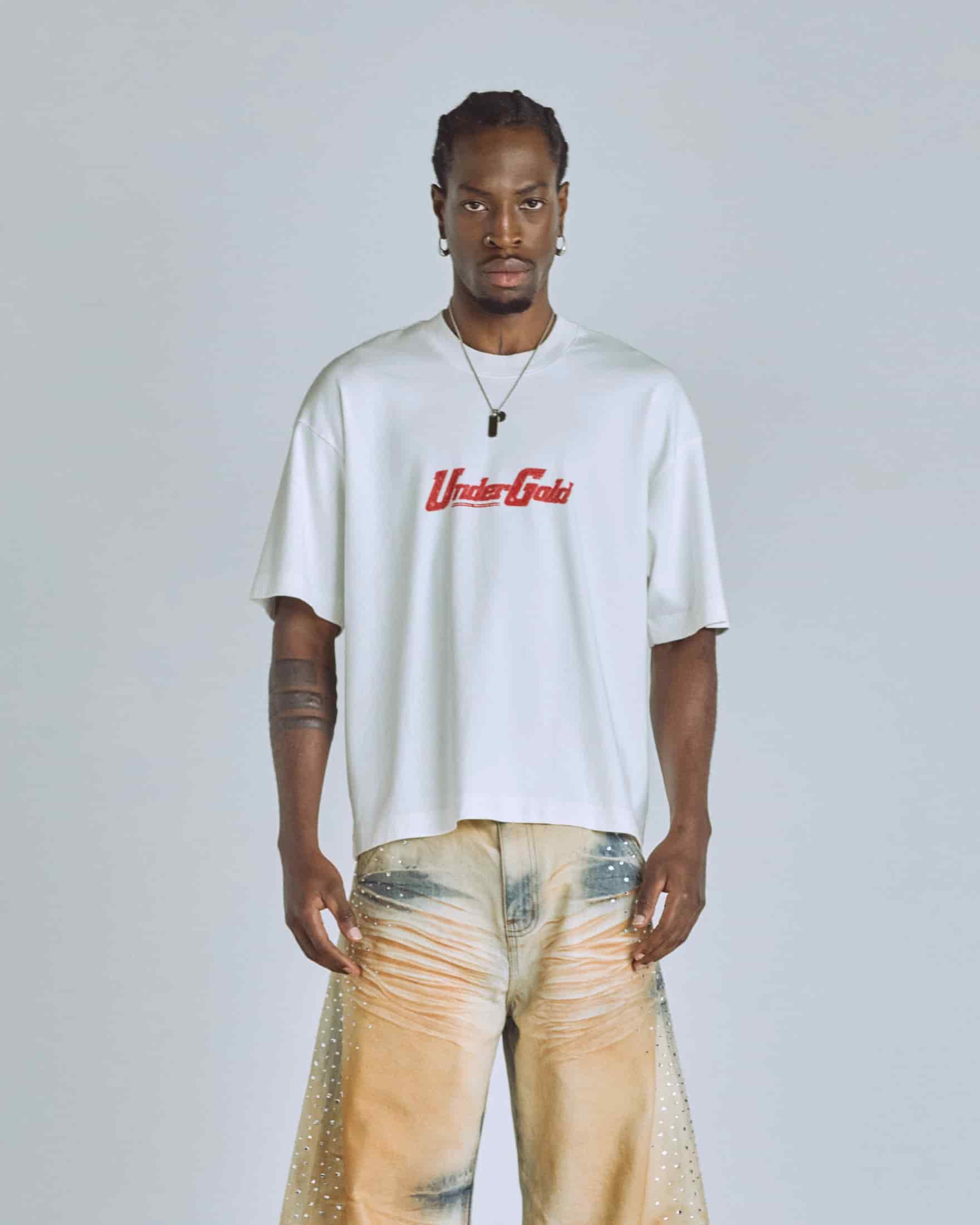 Golden Heritage Pegasus Boxy Fit Tshirt White - miniatura 2