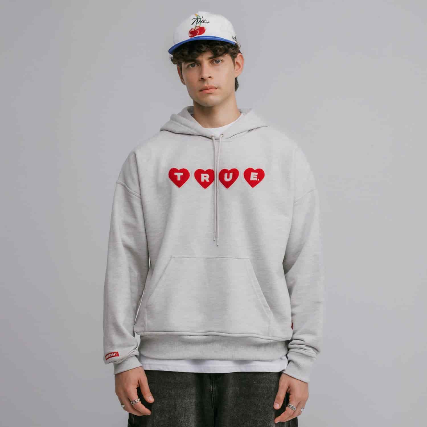 True X Smirnoff Hoodie - Gray - miniatura 2