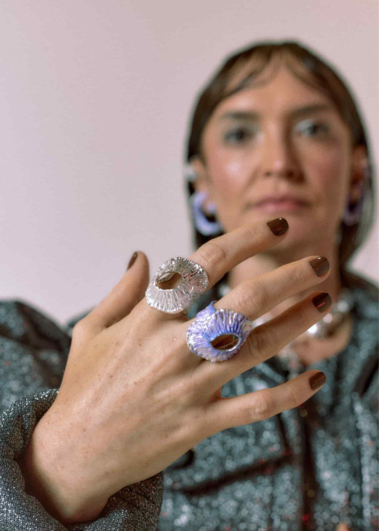 MAXI MOON PIECE RING - miniatura 1