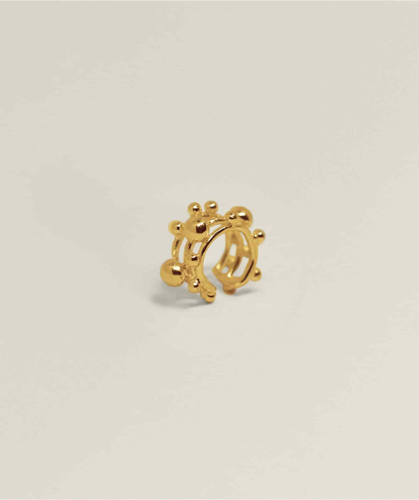 San Goli Ear Cuff Gold - miniatura 1