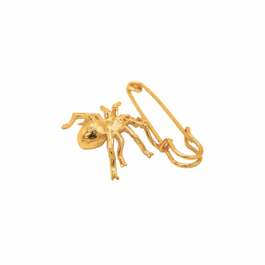 Pin tipo gancho con araña grande - miniatura 2