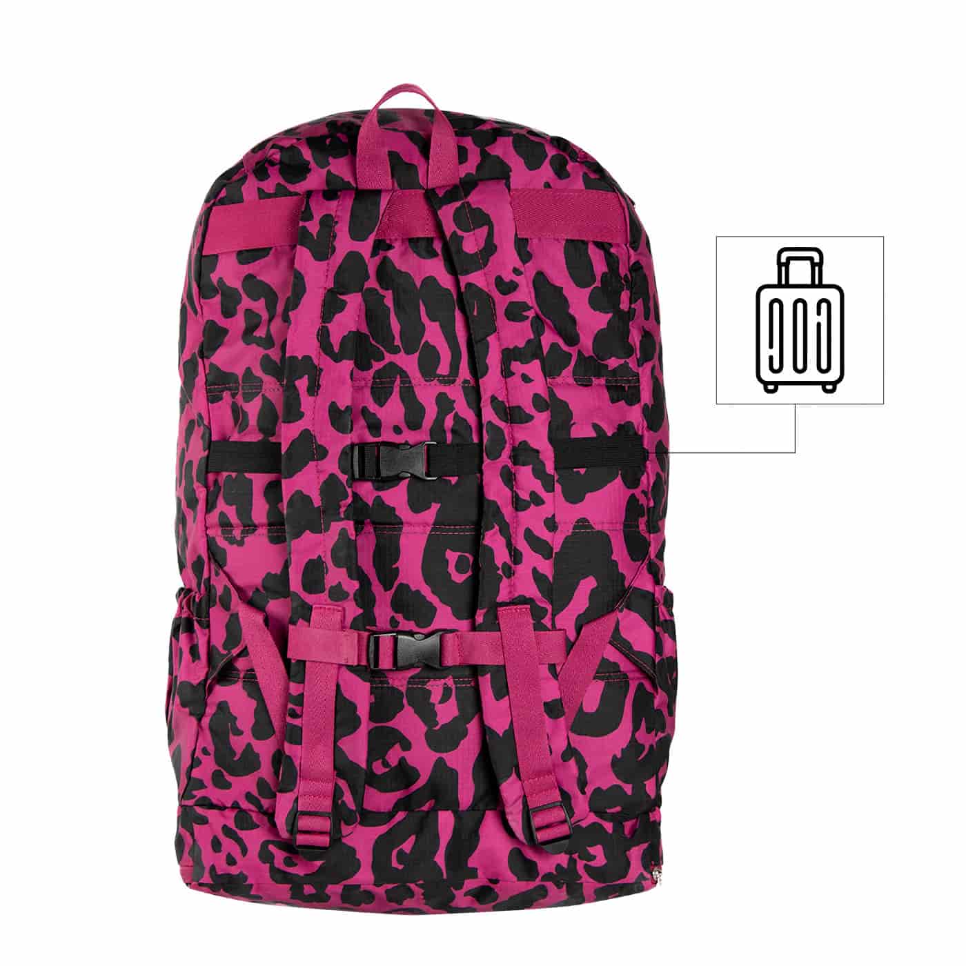 Morral Aventura ULTRA Plegable Estampado Viva Magenta Citybags Multicolor - miniatura 4