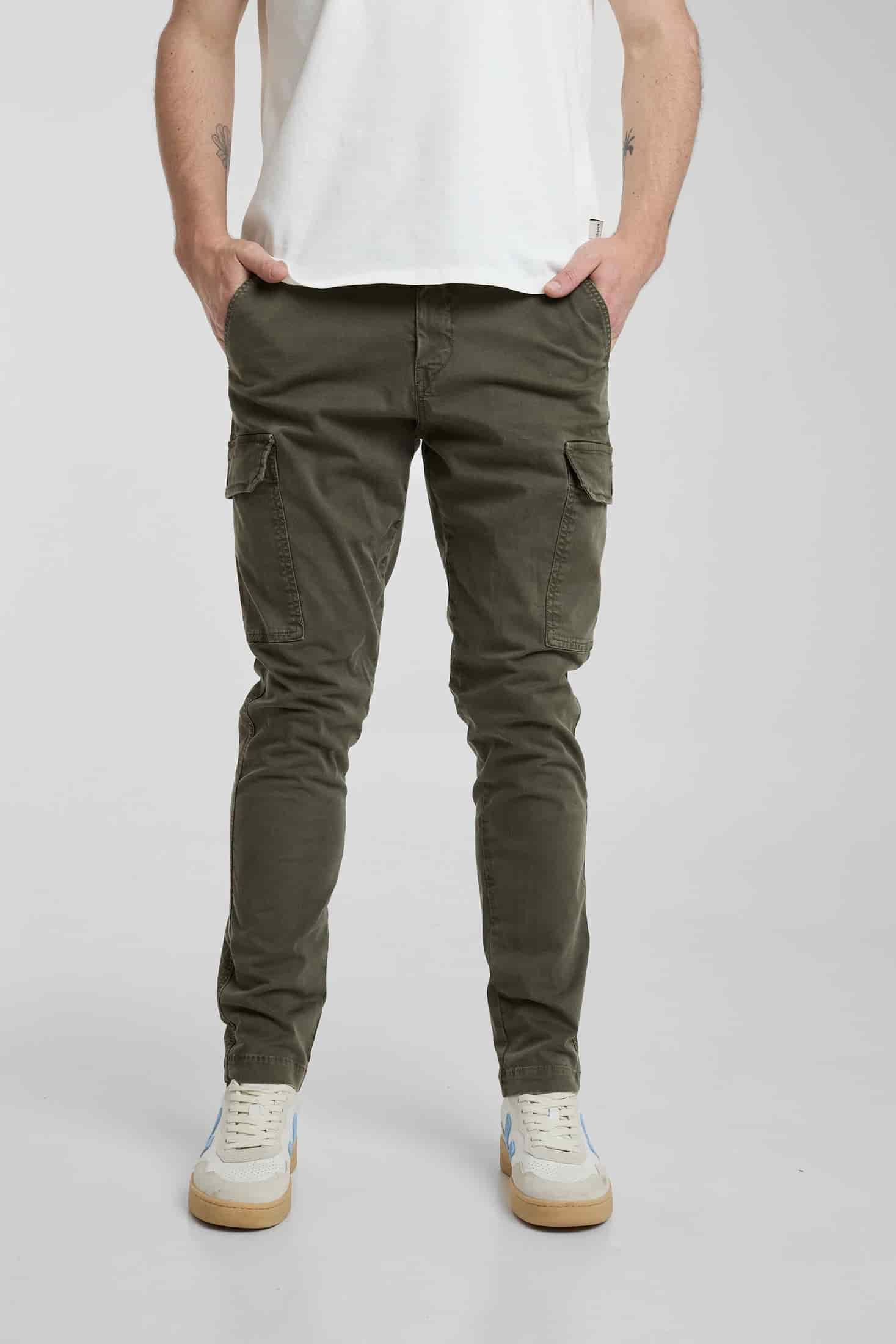 Pantalón Cargo Verde Militar - miniatura 2