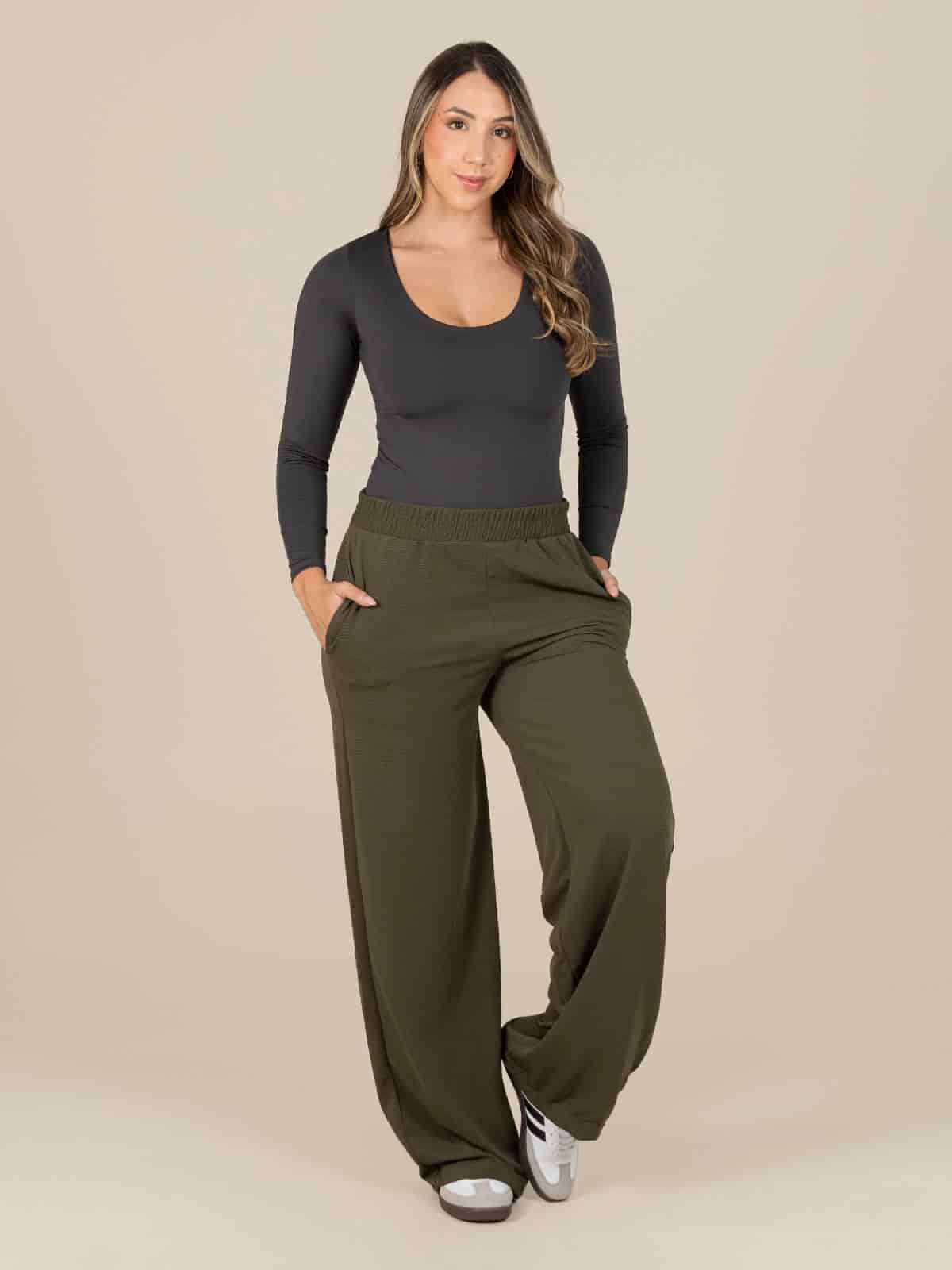 Pantalon venice sp verde militar - miniatura 2