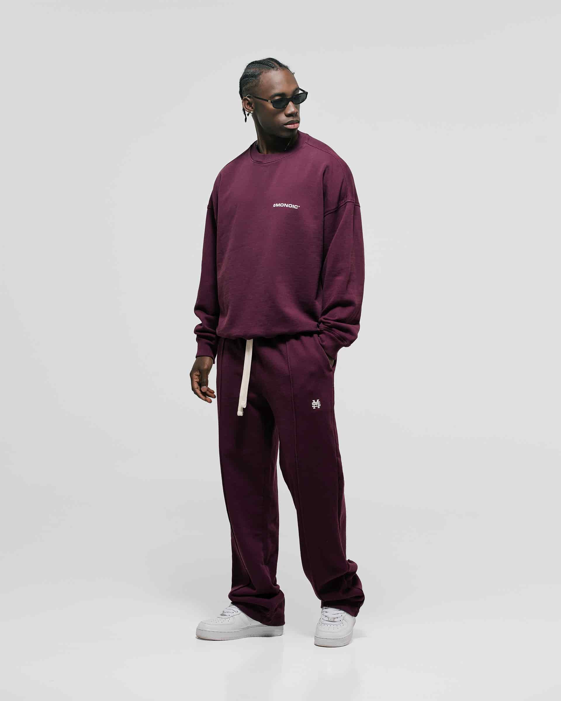 Jogger Básico V3 - Burgundy - miniatura 4