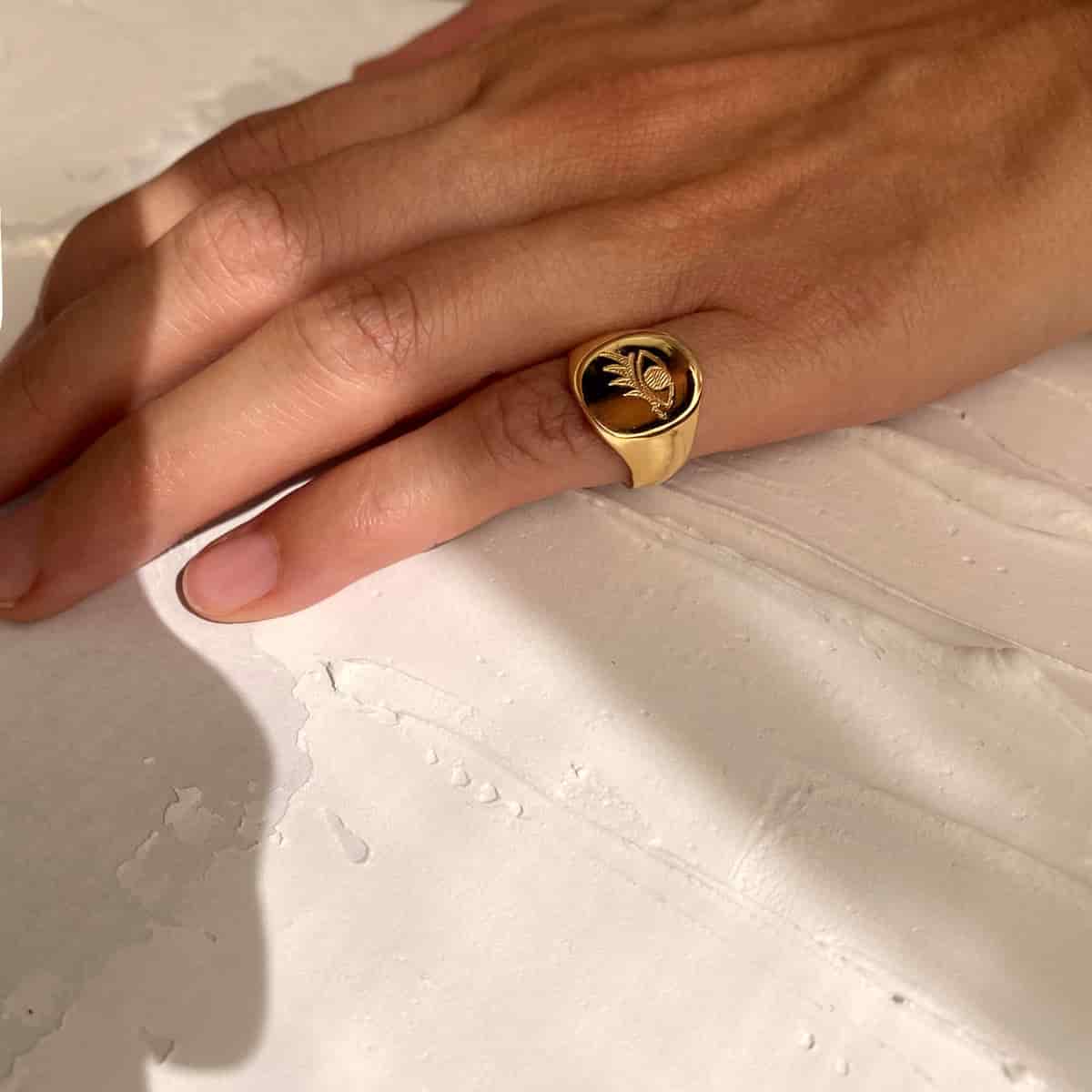 ANILLO OJO ORO - miniatura 3