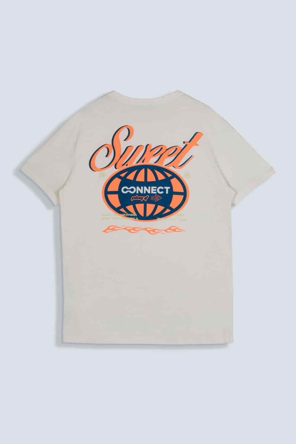 CAMISETA ESTAMPADO LOCALIZADO COLOR IVORY - miniatura 6