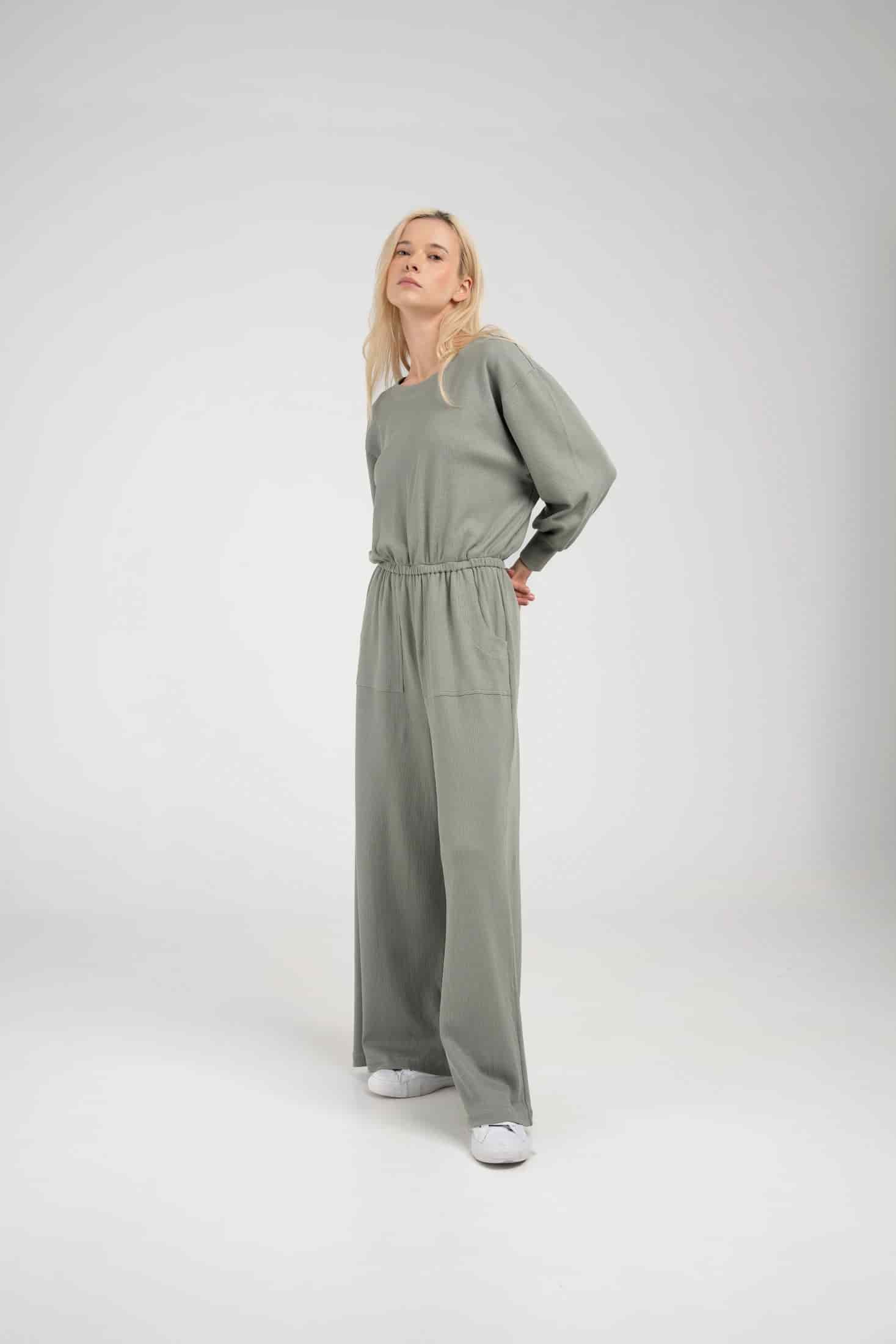 Organic Waffle Jumpsuit - miniatura 1