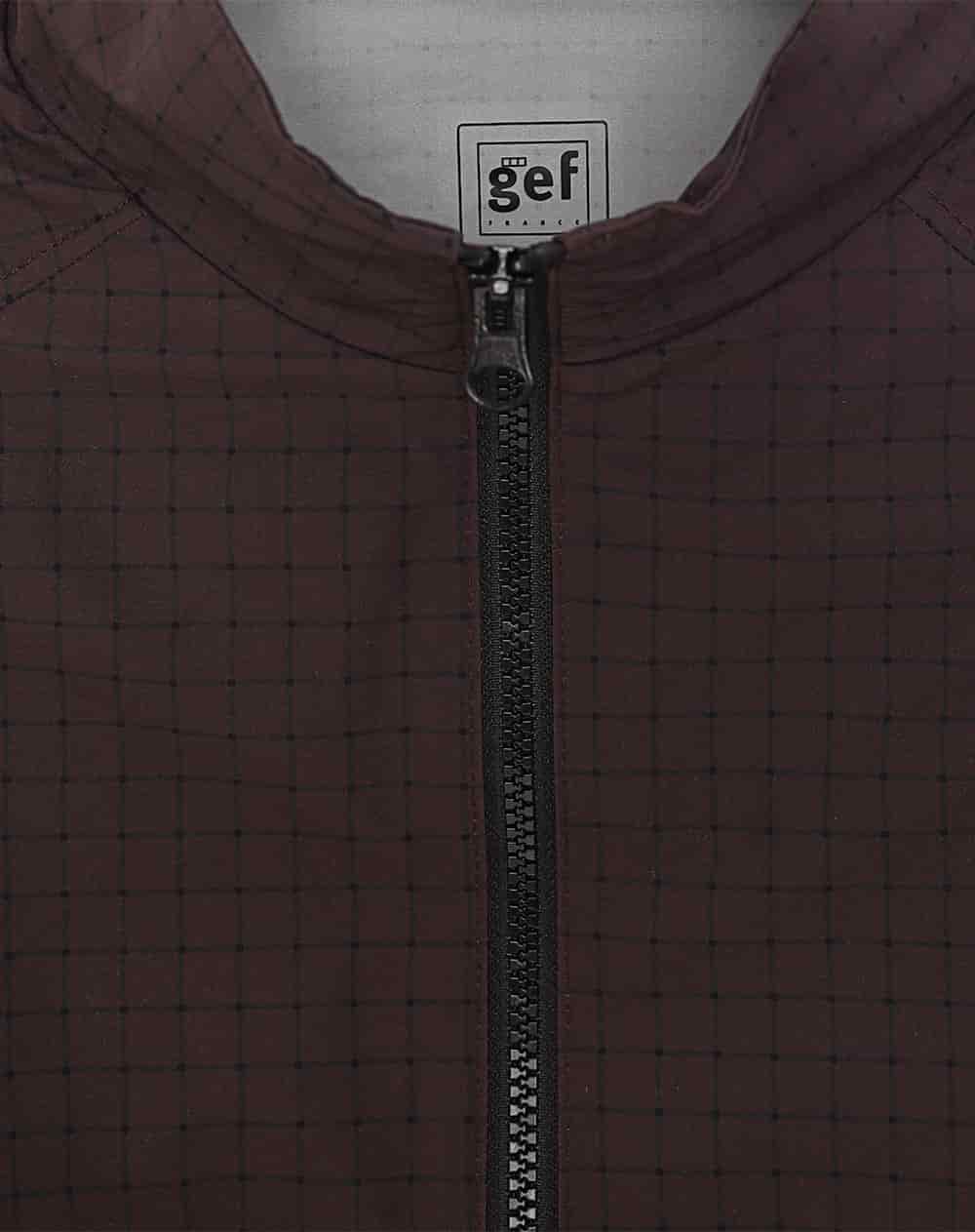 Chaqueta regular sin capucha morado estampado mujer - miniatura 8