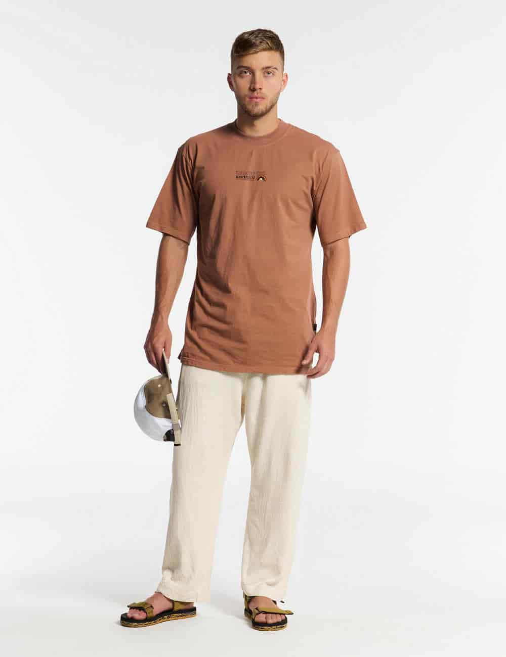 Camiseta oversize Rao marron - miniatura 3