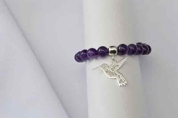 Pulsera Amatista dije Colibrí - miniatura 1