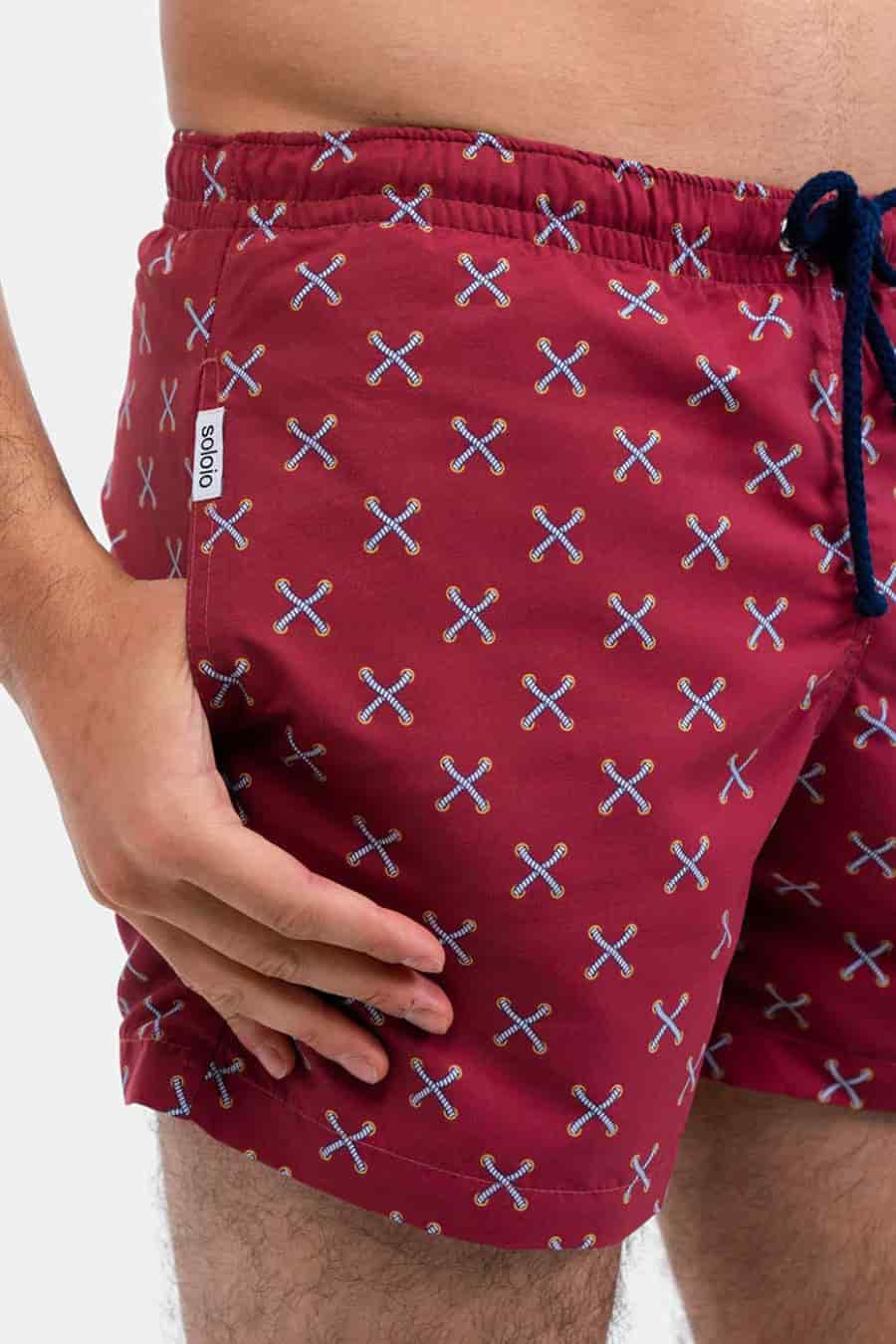 Men's string swim trunk bordeos - miniatura 2