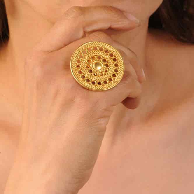 Anillo Pectoral Solar Muisca - miniatura 3