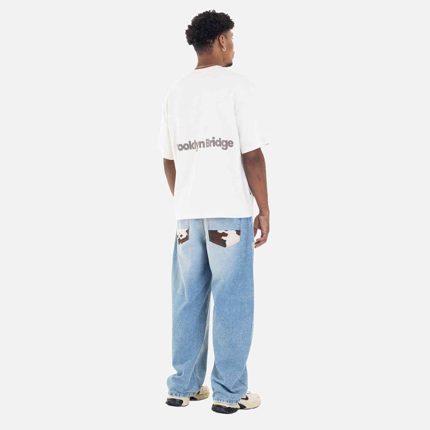 Cow Barrel Fit Denim Light Blue - miniatura 2