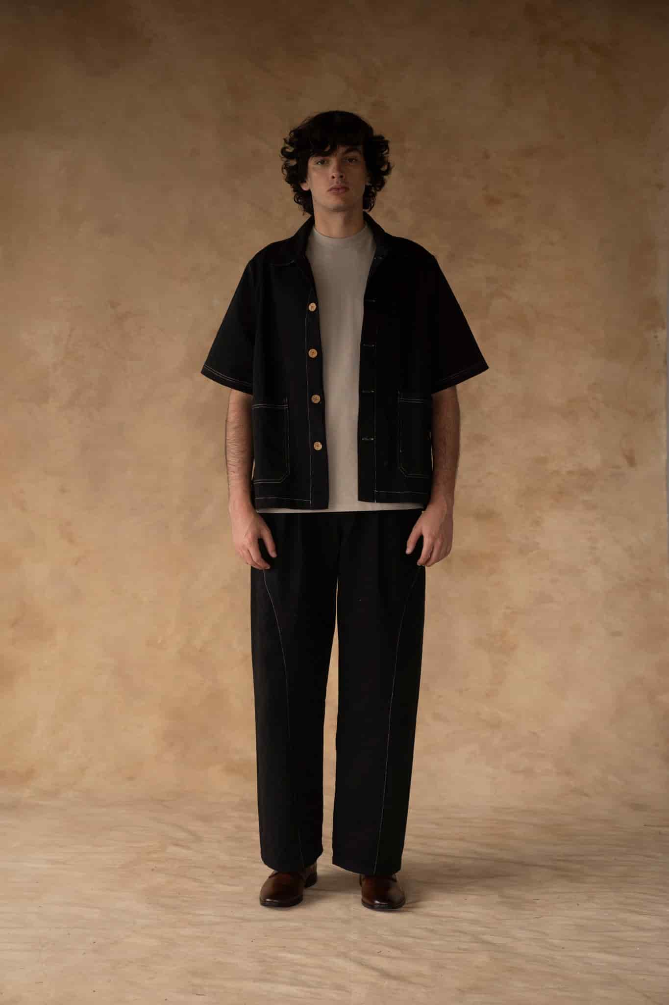 Camisa veranera negra - miniatura 4