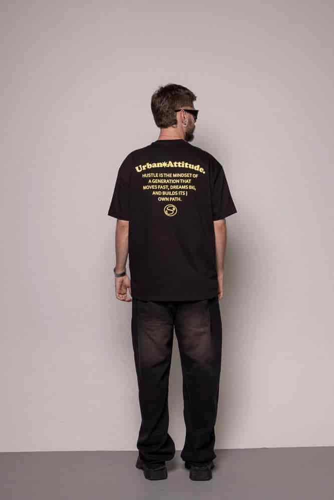 Camiseta Urban Attitude 87/27-Negra - miniatura 4