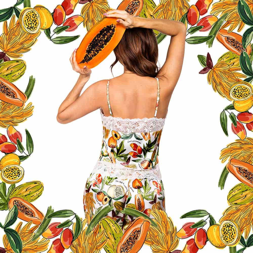 Camisa Encaje Satin Alegria Amarilla - miniatura 3
