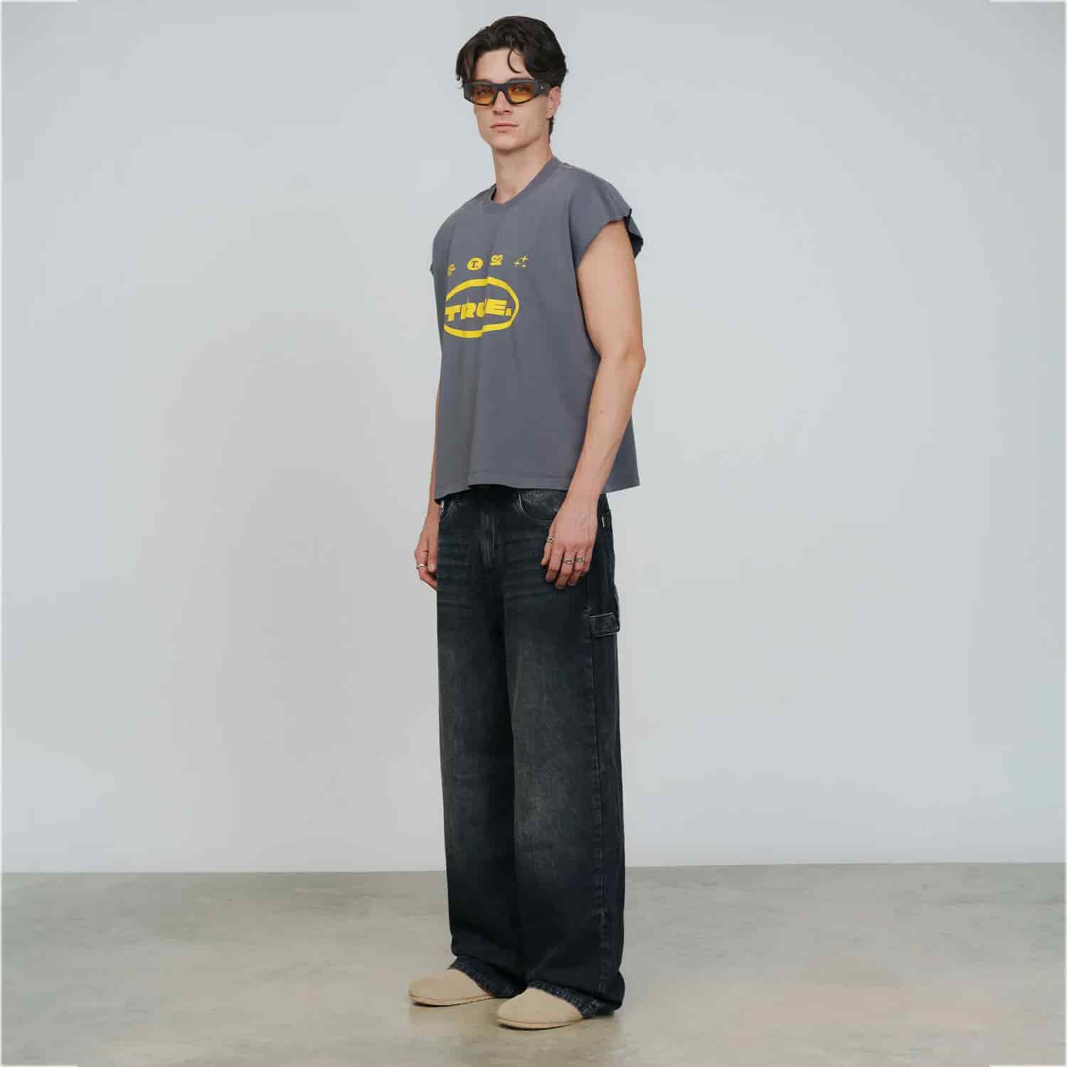 Intuition Sleeveless Tee - Gray - miniatura 6