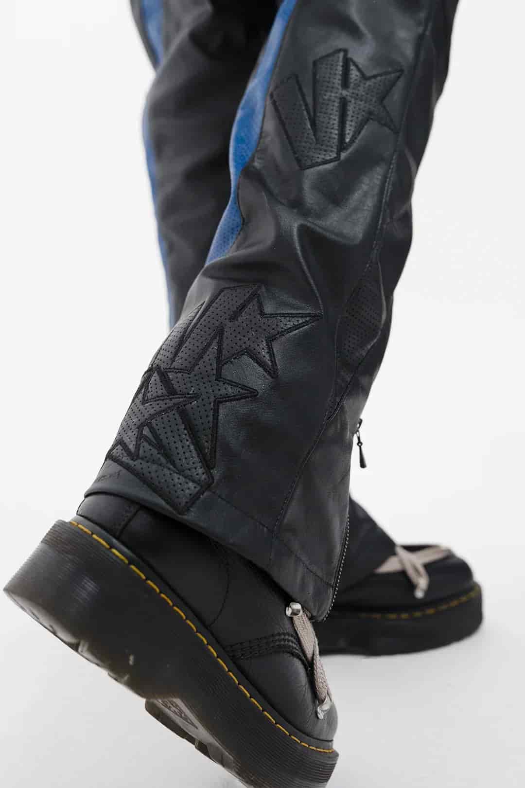 VENENO PANTALON CUERO BIKER GO FASTER - miniatura 13