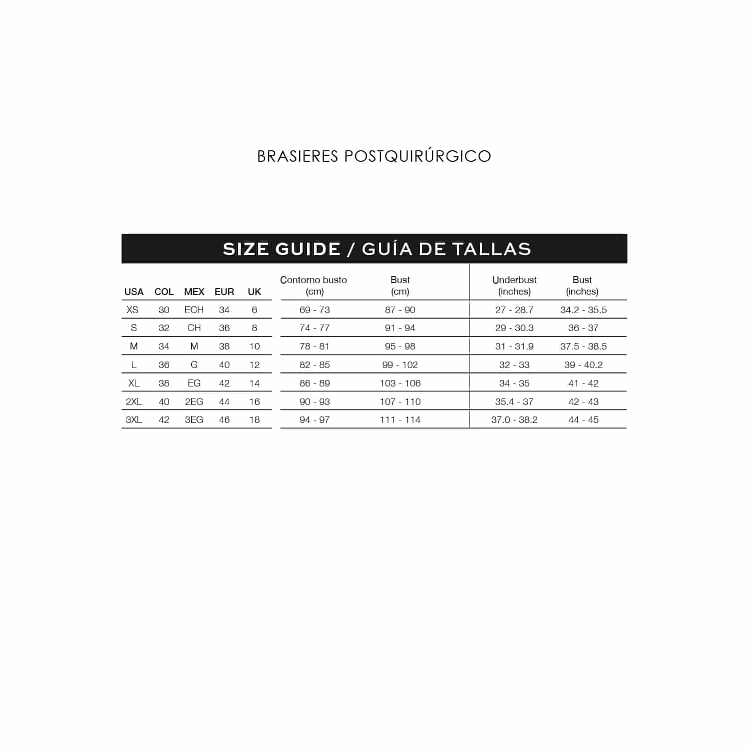 Brasier Postoperatorio Mujer - miniatura 6