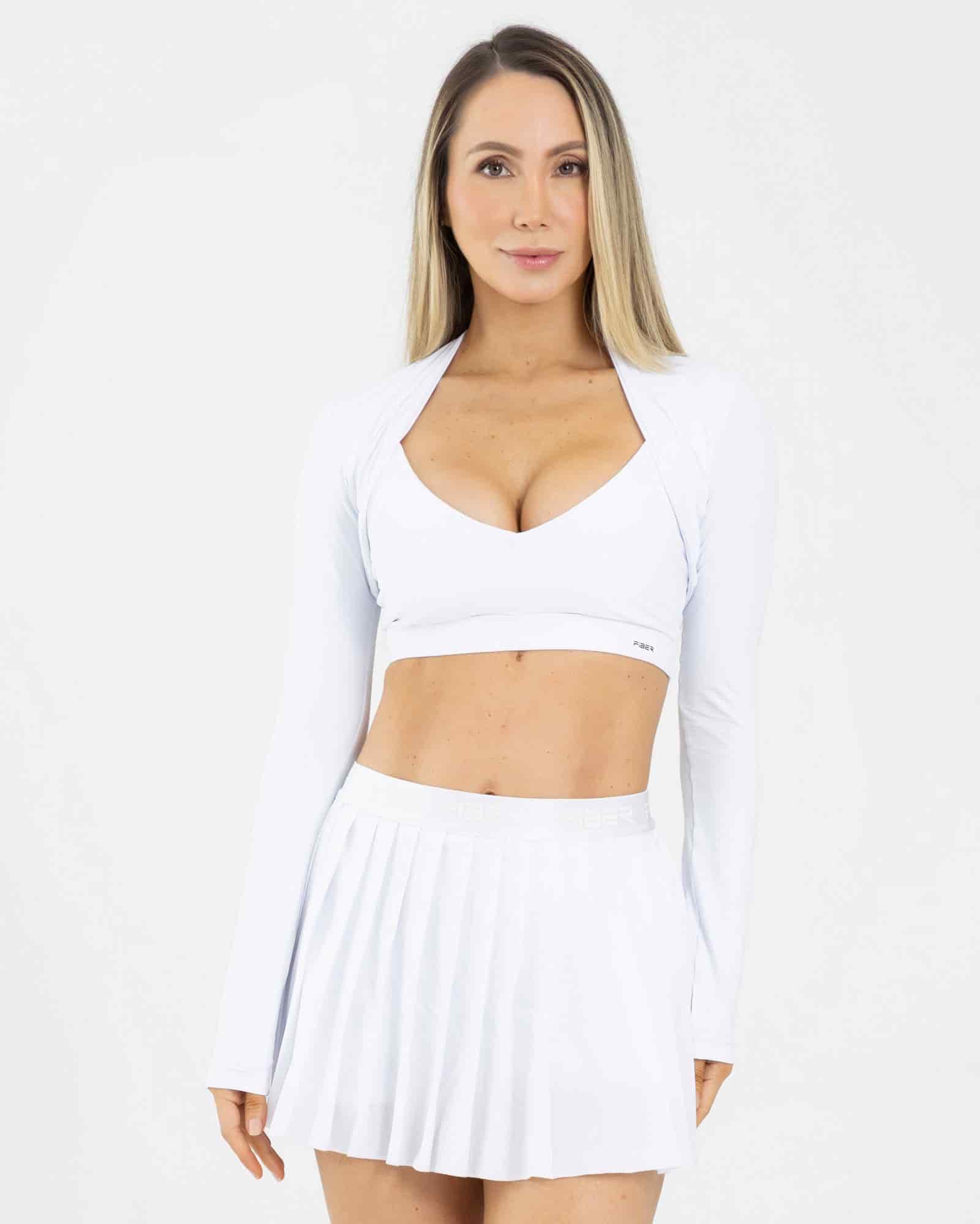 Top complemento layer blanco level up FIBER - miniatura 1