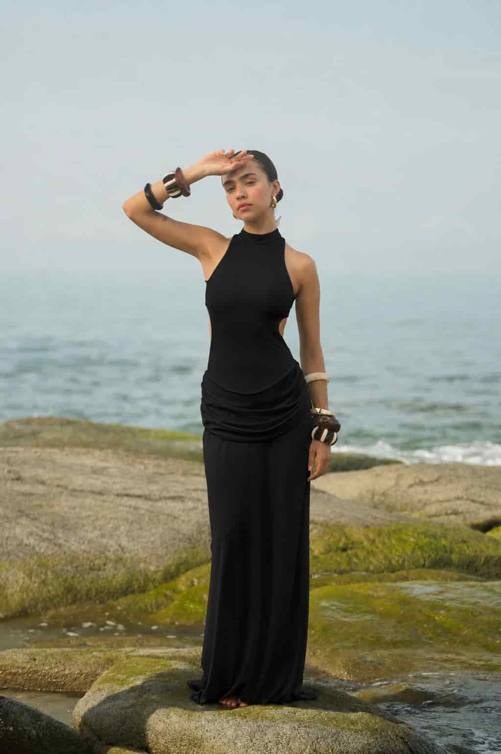 ARIEL DRESS - BLACK - miniatura 1