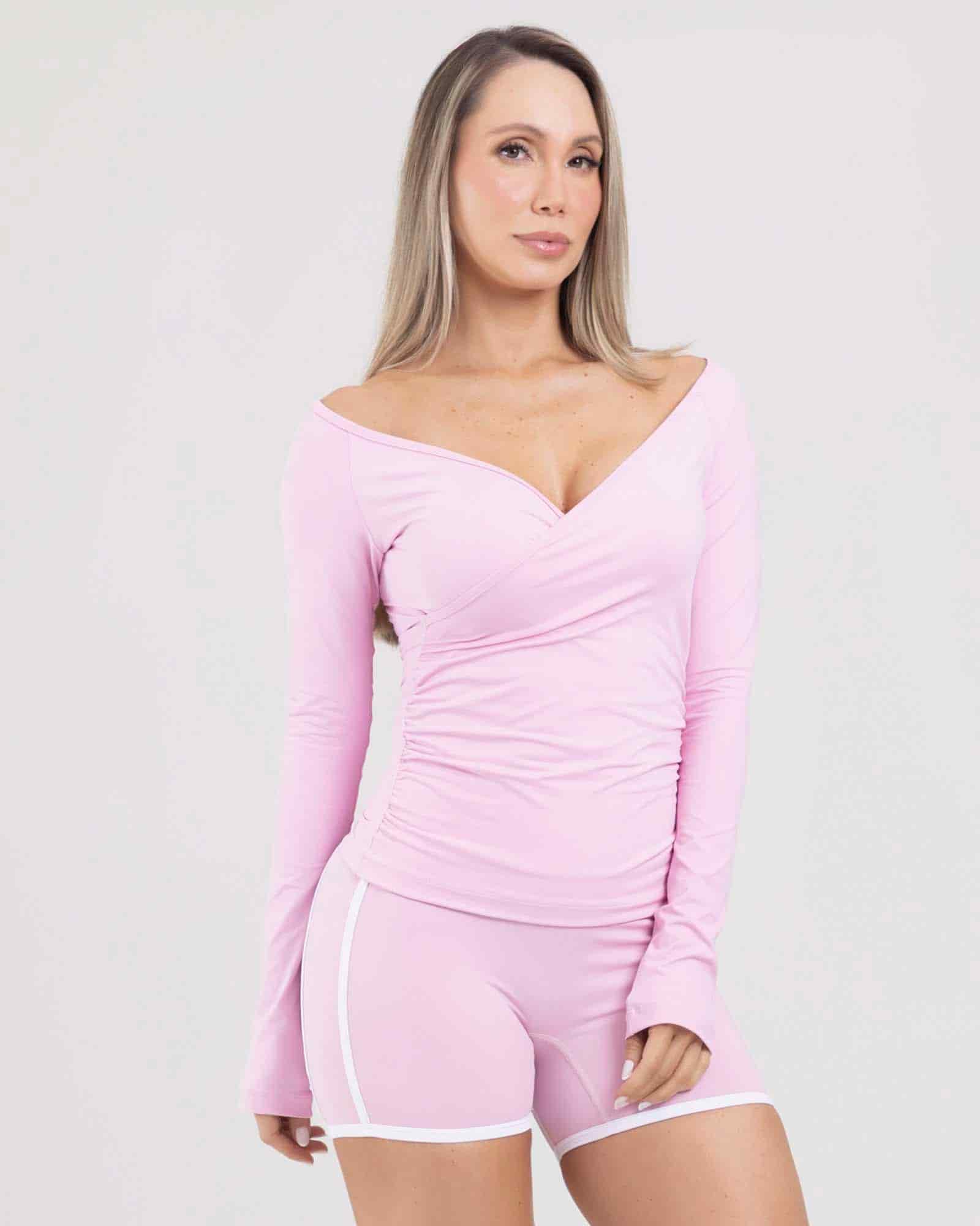 Blusa flow ease rosado orchid dolce FIBER - miniatura 2