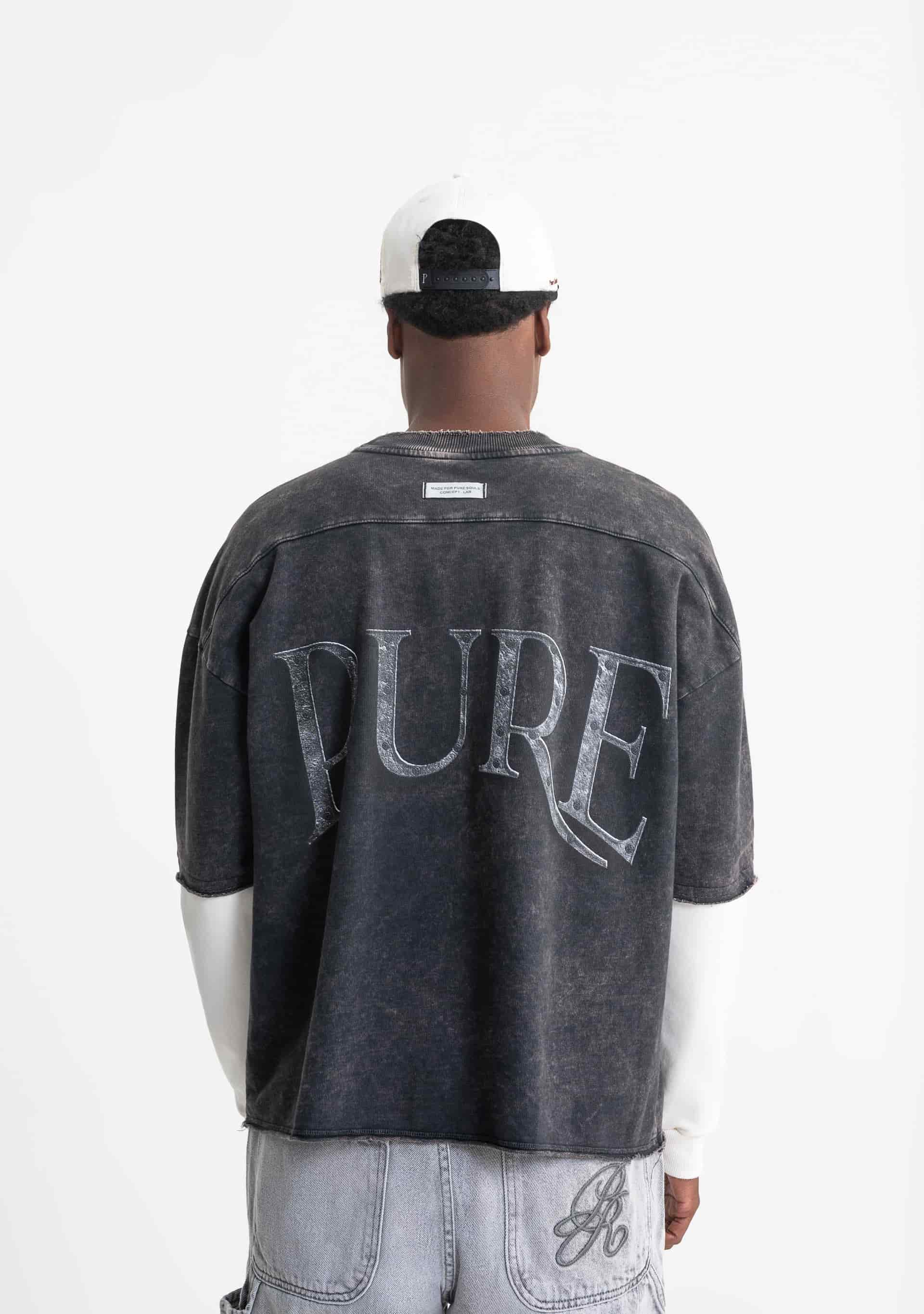 Rustic black Long sleeve t-shirt - miniatura 3