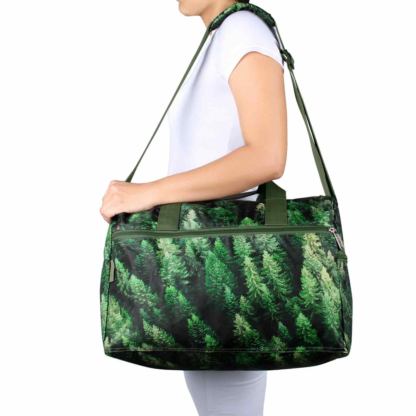 Maleta M ULTRA Plegable Estampado Bosque Citybags - miniatura 3
