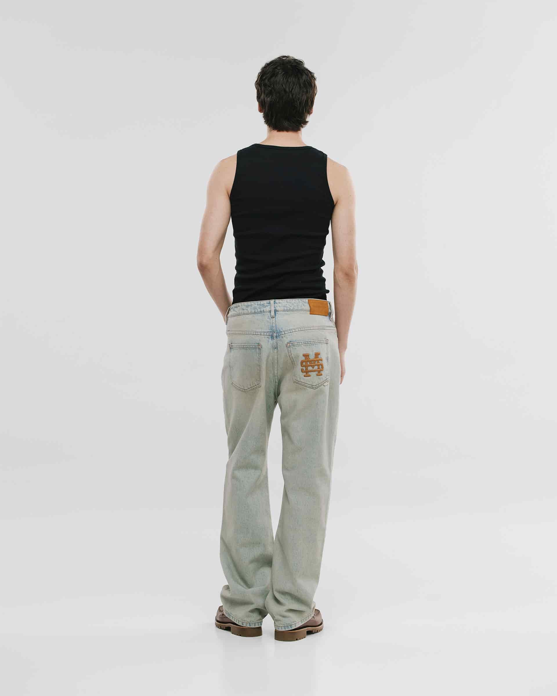 Straight Fit Rally Jeans - Dust Wash - miniatura 3