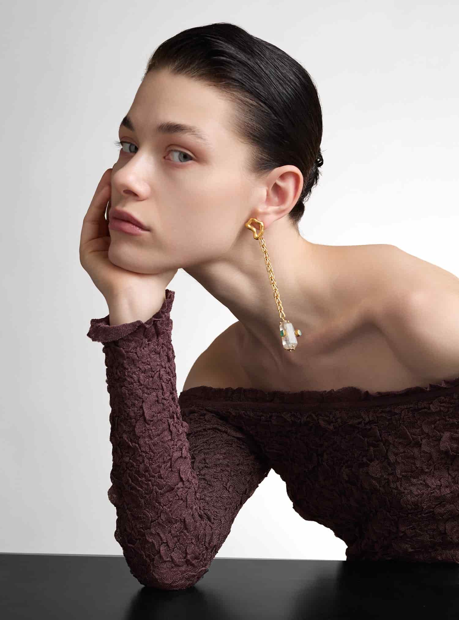 Tena Long Earrings - miniatura 4