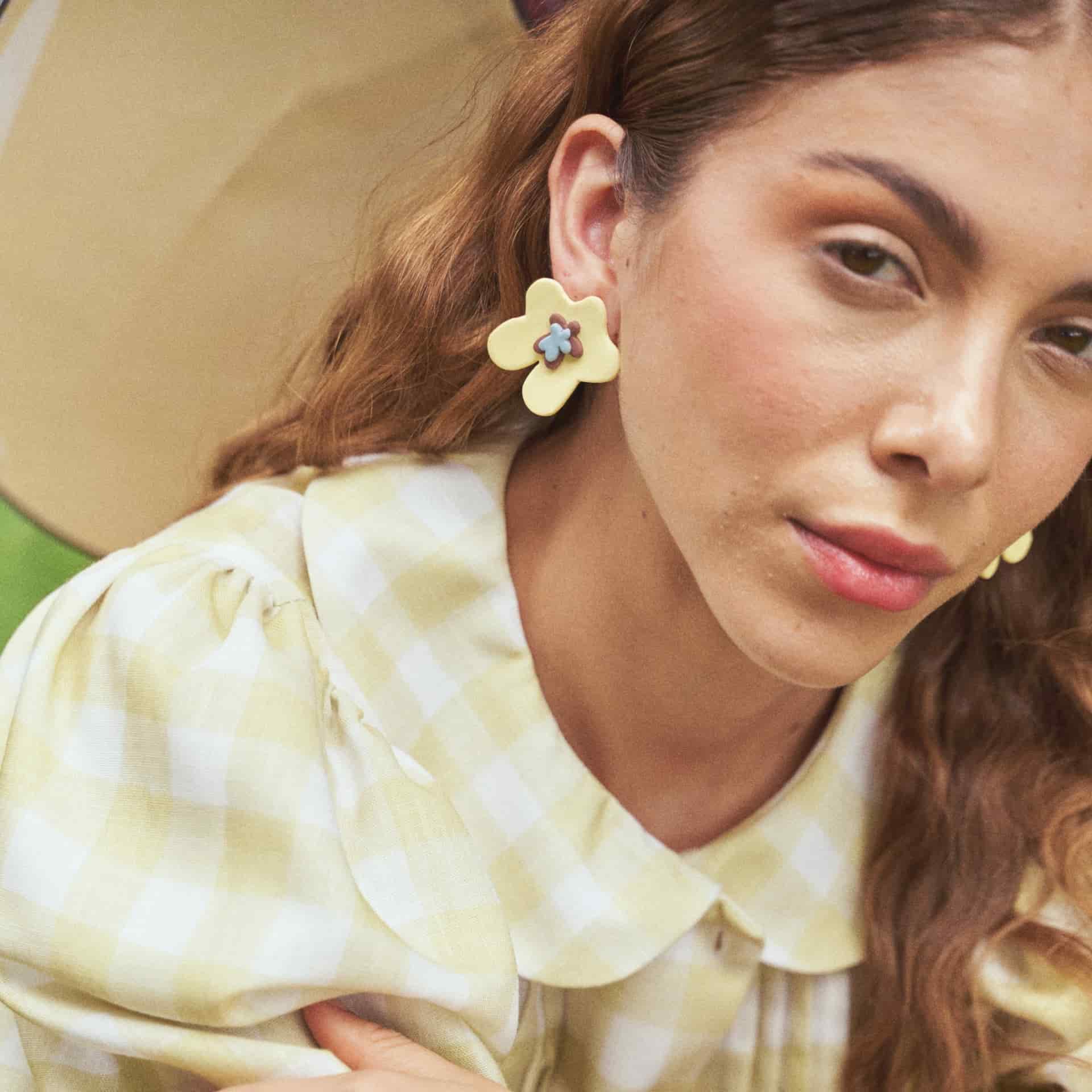 Aretes Flor de Jengibre Maxi - miniatura 6