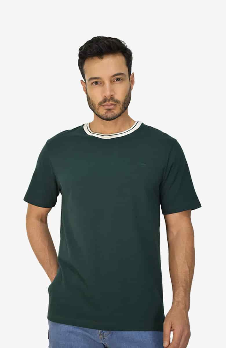 Camiseta Verde Para Hombre - miniatura 1