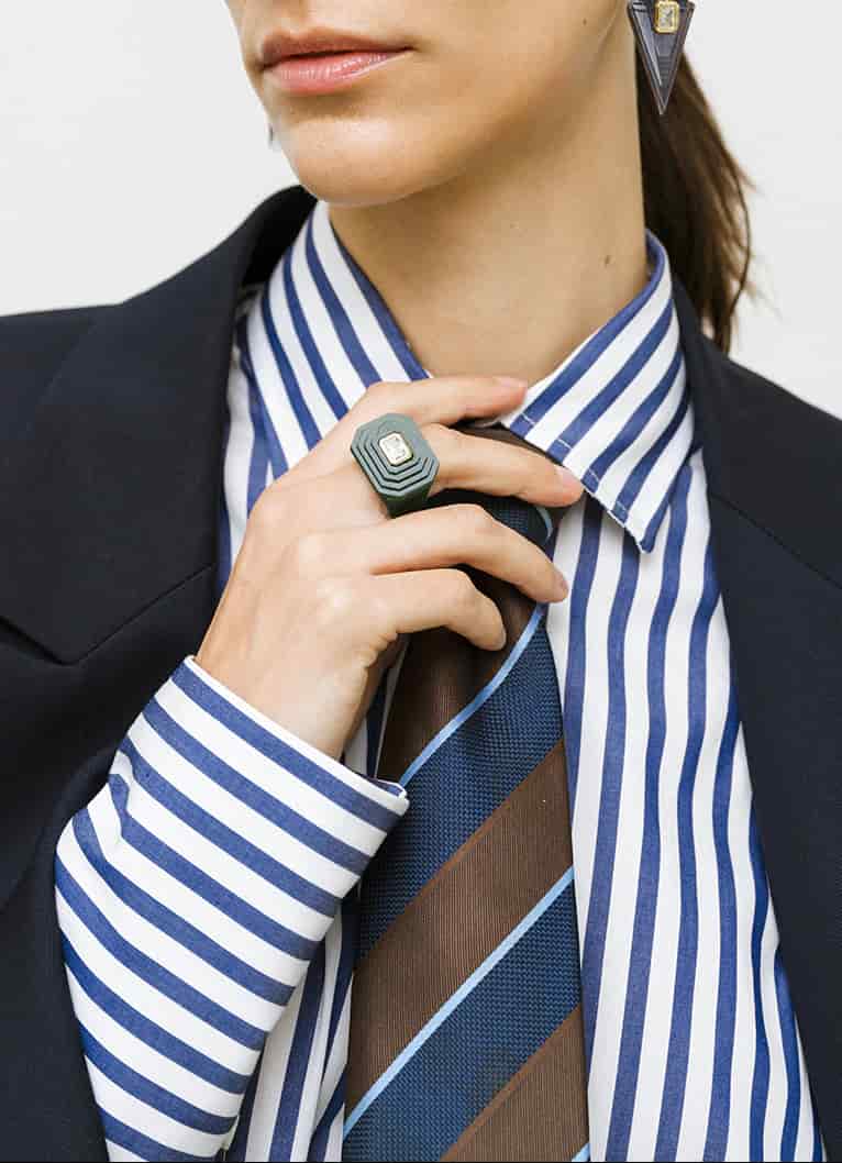 OTTAGONO - GREEN RING - miniatura 1