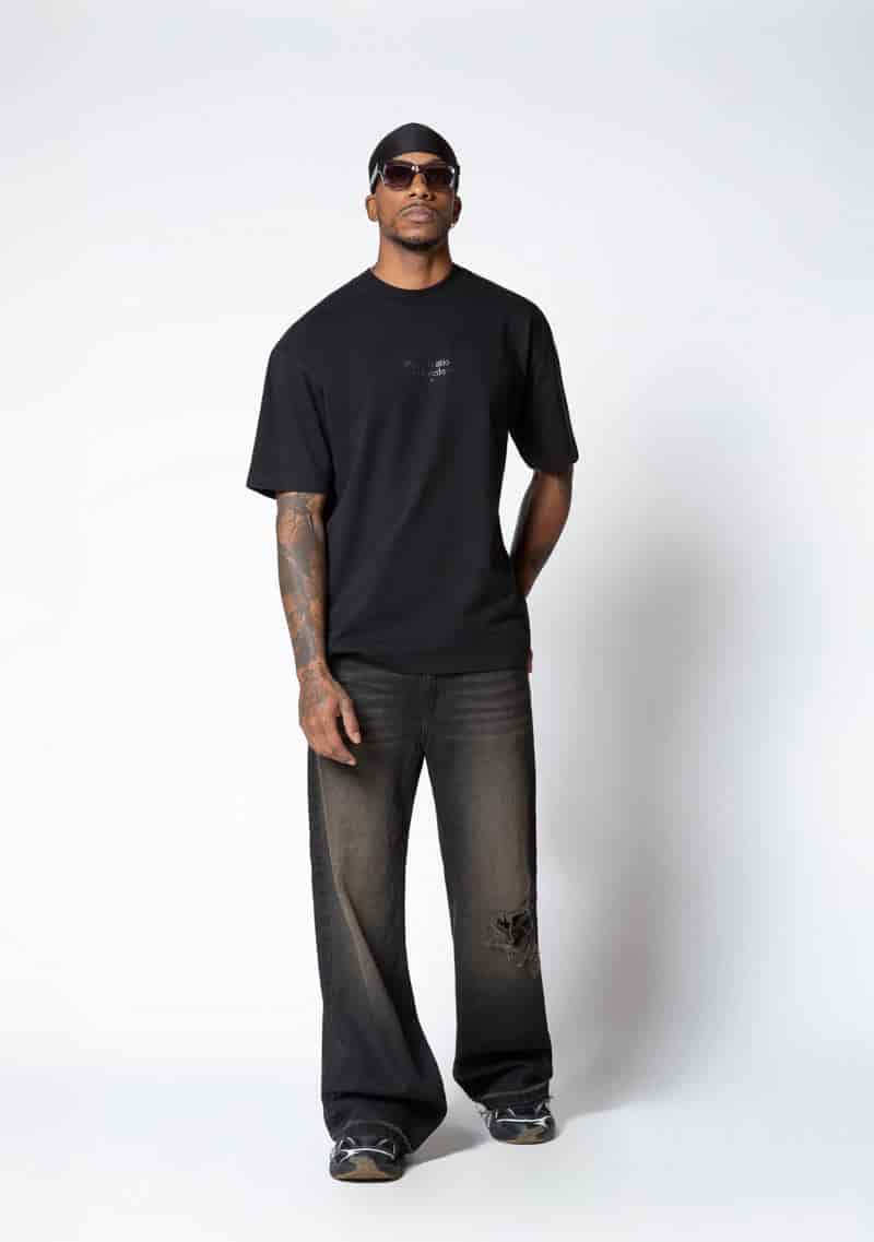 Dopamine black t-shirt - miniatura 4