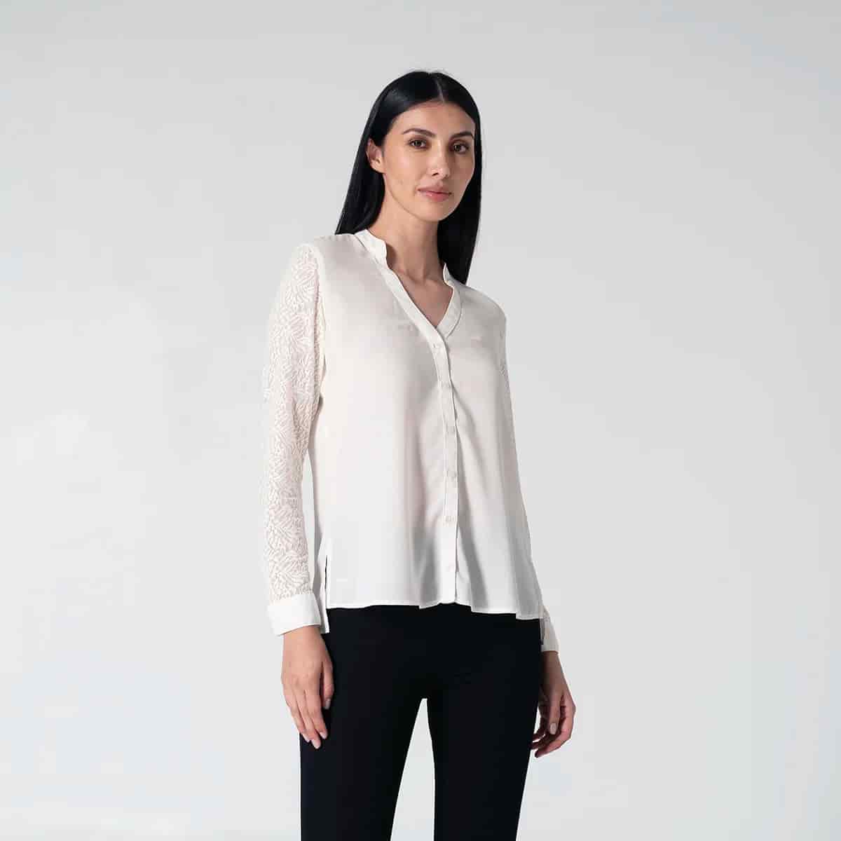 Blusa Formal Regular Yango - miniatura 1