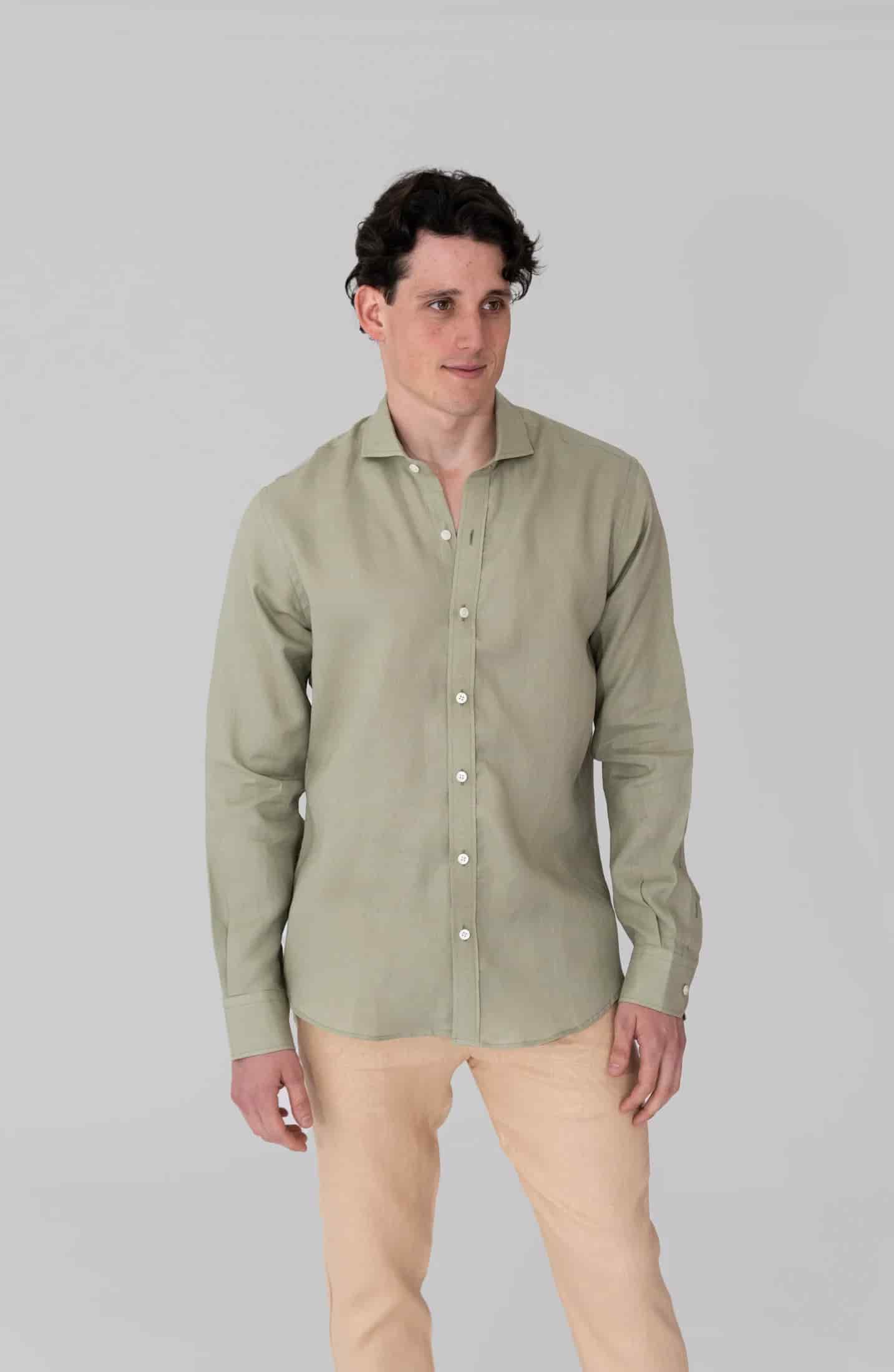 Camisas 100% Lino Cuello Francés- European Flax - miniatura 10