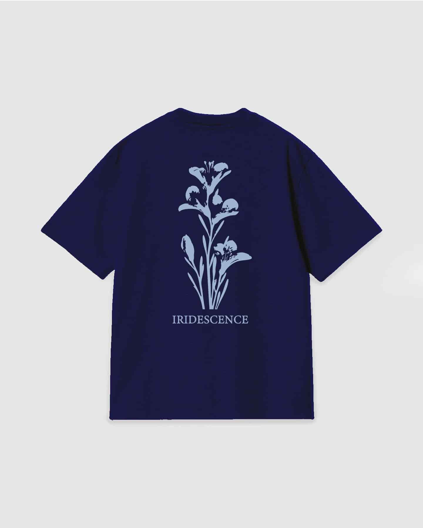 Oversized T Shirt Iridescence Sky Blue - miniatura 2