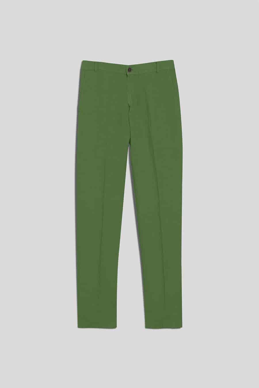 Men's linen pants cactus - miniatura 1